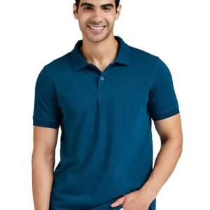 Amazon Brand - Symbol Men's Cotton Rich Solid Polo Tshirt